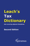 Leach's Tax Dictionary